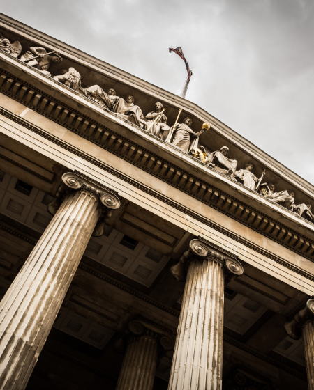 A Brooklyn Public Library roof stucco